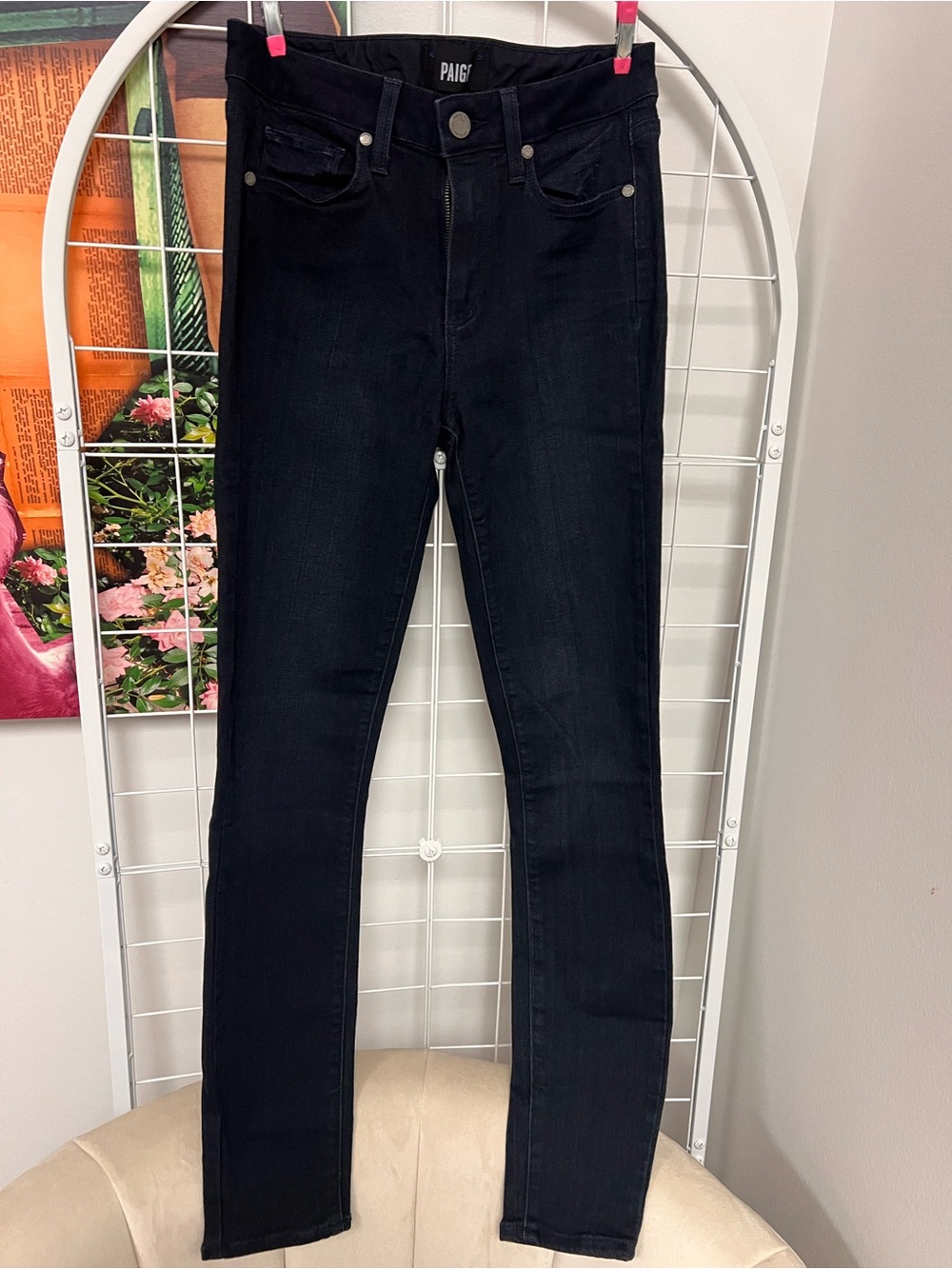PAIGE Slim Black Skinny Jeans